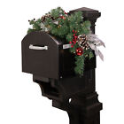 34936406 Northlight 36inch Pre-lit Decorated Artificial Pine Christmas Mailbox Swag