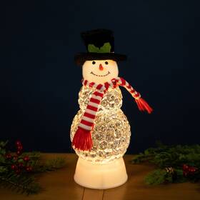 5498 Northlight Led Lighted And Musical Snowman Christmas Snow Globe