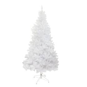 Northlight Seasonal 093422866125 7.5ft X 52 Inch White Iridescent Spruce Full Artificial Christmas Tree