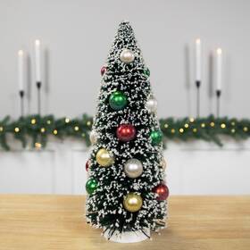Northlight Seasonal 191296018425 12 Inch Frosted Green Sisal Pine Artificial Christmas Table Top Tree