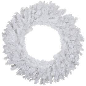 Northlight Seasonal 191296042697 24 Inch White Canadian Pine Artificial Christmas Wreath - Unlit