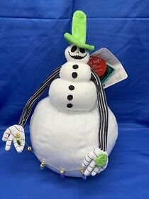 719082  Nwt Disney Nightmare Before Christmas Jack Skellington Snowman Animated Plush