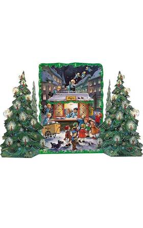 11209 Off The Wall Toys Alexander Taron Importer Korsch Advent - Christmas Mail 9.5 Inch H X 10.5 W