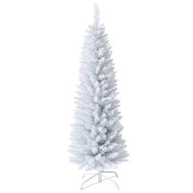 Cm23610 Officejoy 5ft White Pencil Christmas Tree Artificial With Premium Pvc Needles