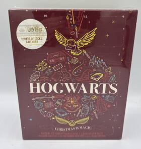 Officially Licensed Product 055964778569 Harry Potter Hogwarts Advent Calendar 12 Days Of Socks Christmas Gift 2022 New