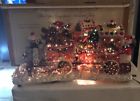 Old Fashioned Fiber Optic Lighted Animated Christmas Gingerbread Snowman Santa