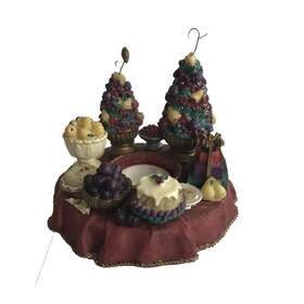 Old Virginia Candle Company 806698502150 Deb Strain S Topper Christmas Capper Holiday Fruit Cake Box