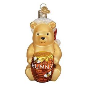 12703 Old World Christmas Winnie The Pooh Tree Ornament Hunny Childhood Character