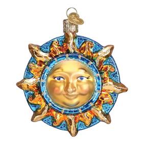 22034 Old World Christmas 6.50in Fanciful Sun Glass Center Solar System