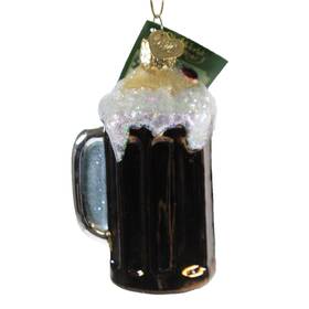 32465 Old World Christmas 3.50in Root Beer Float Glass Ice Cream Fizzy Soda
