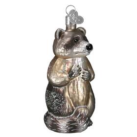 Old World Christmas 12146 Raccoon Glass Blown Ornament For 3 Inch