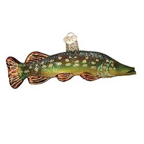 12309 Old World Christmas Pike Glass Ornament For Tree With Free Box