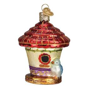 16108 Old World Christmas Charming Birdhouse 3.25 X 2.5