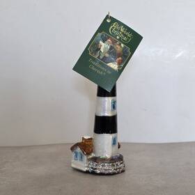 20102 Old World Christmas Blown Glass Ornament Bodie Island Lighthouse