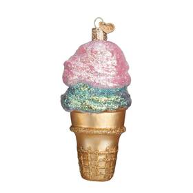 32194 Old World Christmas Ornaments Ice Cream Lover Gifts Glass Blown Orname