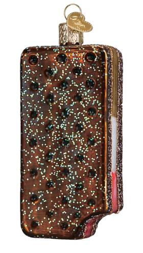 32287 Old World Christmas Ice Cream Sandwich Sweet Treat Holiday Ornament Blown Glass