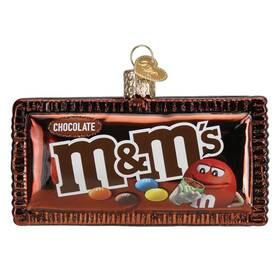 32587 Old World Christmas M And Ms Chocolate Candy Holiday Ornament Glass