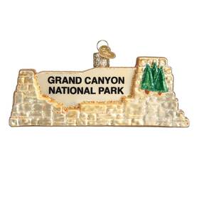36175 Old World Christmas Glass Ornament Grand Canyon National Park With Owc Box