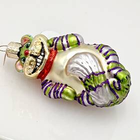 Old World Christmas 729343120526 Glass Blown Ornament Cheshire Cat