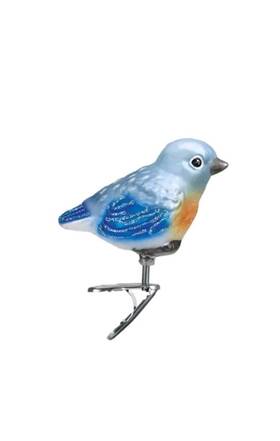 Old World Christmas 729343180933 Baby Bluebird Ornament Owc With Tag