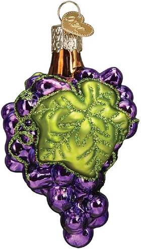 Old World Christmas 729343281364 Grapes Blown Glass Ornament