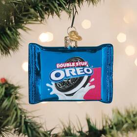 Old World Christmas 729343327161 Oreo Double Stuf Cookies Glass Holiday Ornament