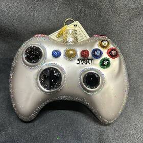 Old World Christmas 729343440945 Ornaments Video Game Controller Glass Blown