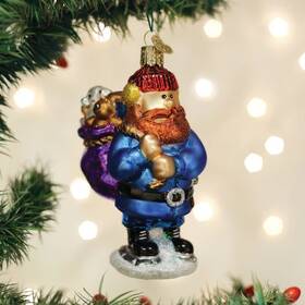 Old World Christmas 729343442062 Yukon Cornelius Glass Ornament