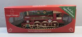 Old World Christmas 729343800343 Ginger Cottages Santas North Pole Express Engine #80034