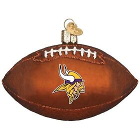 71900 Old World Christmas Minnesota Vikings Football Ornament For Tree