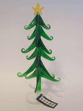One Hundred 80 Degrees 844828051192 9.5 Inch 180 Giftware Blown Glass Christmas Tree With Star 2013