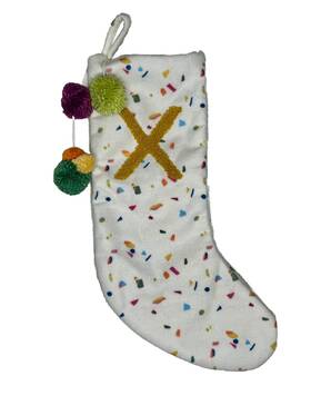 Opalhouse 191908915111 Letter Ftx Inch Felt Monogram Stocking Confetti Christmas Initial 20 Nwt