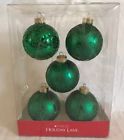 Orh596 Ornex Macy Holiday Lane Set Of Green Sparkly Christmas Tree