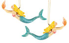 Orn70577 Enterprises Coastal Blonde Swimming Mermaid Inch Christmas Holiday 008246051596