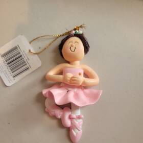 Ornament Central 811823012435 Personalized Ballerina/ballet Brown Hair Christmas Holiday Gift