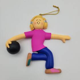 Ornament Central 811823014491 Gift For Bowlers Christmas Tree Decorative Present Lady Bowling