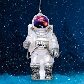 Ornamentallyyou 728040775039 Occupation Themed Christmas Ornaments Astronaut Glass Ornament