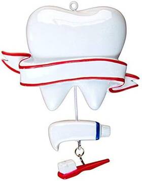 8542005223 Ornaments Polar X Dentist Personalized Christmas Tree Ornament