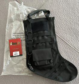 Osage River Ruck Up Black Tactical Hanging Christmas Stocking Nwt