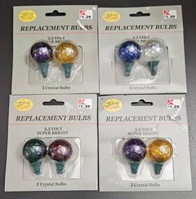 Osram 021995441203 4 2 Packs Mini Faceted Multicolored Globe Replacement Bulbs Christmas New