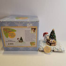 Our America 690943121018 Meet The Flakes Snofamily Snow Claus Stocking Holder 2002 Christmas In Box