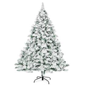 Outroad Outdoor Camping Garden Patio 823895718535 7ft Snow Flocked Christmas Tree Premium Hinged Artificial Pine X