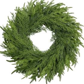 Sz-a21 Ozfhua 26 Inch Christmas Wreath Wreaths For Front Door Artificial Pine