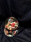 P7655 Partylite Musical Water Globe Wind Up Music Santa Claus Is