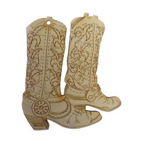 Palmetto Engraving Misc063 Cowboy Boot Ornament For Christmas Tree Decorations Cowgirl Texas Natural