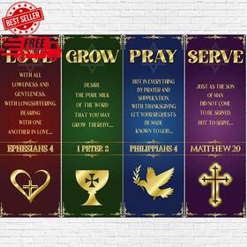 Papmiunm 313089950938 Christmas Church Banner Set For Worship Sanctuary Decor With Scripture