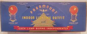 1005k Paramount Kliptons Round 7 Christmas Light Original Box Red Green Wire
