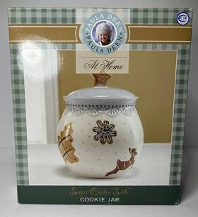 3013832 Paula Deen At Home Christmas Sugar Cookie Suite Jar Nib Grandma S Cookies