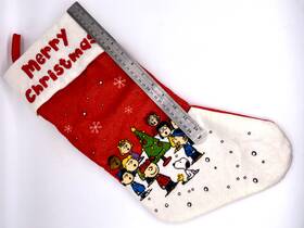 Peanuts 047475728633 Stocking 18in Charlie Brown Snoopy Gang Merry Christmas Embroidered 2017
