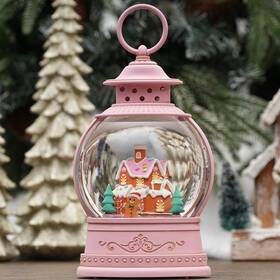 Bslt2404640s1s1 Pestilite Christmas Snow Globes Gingerbread House Musical Globe Light Up Swirling